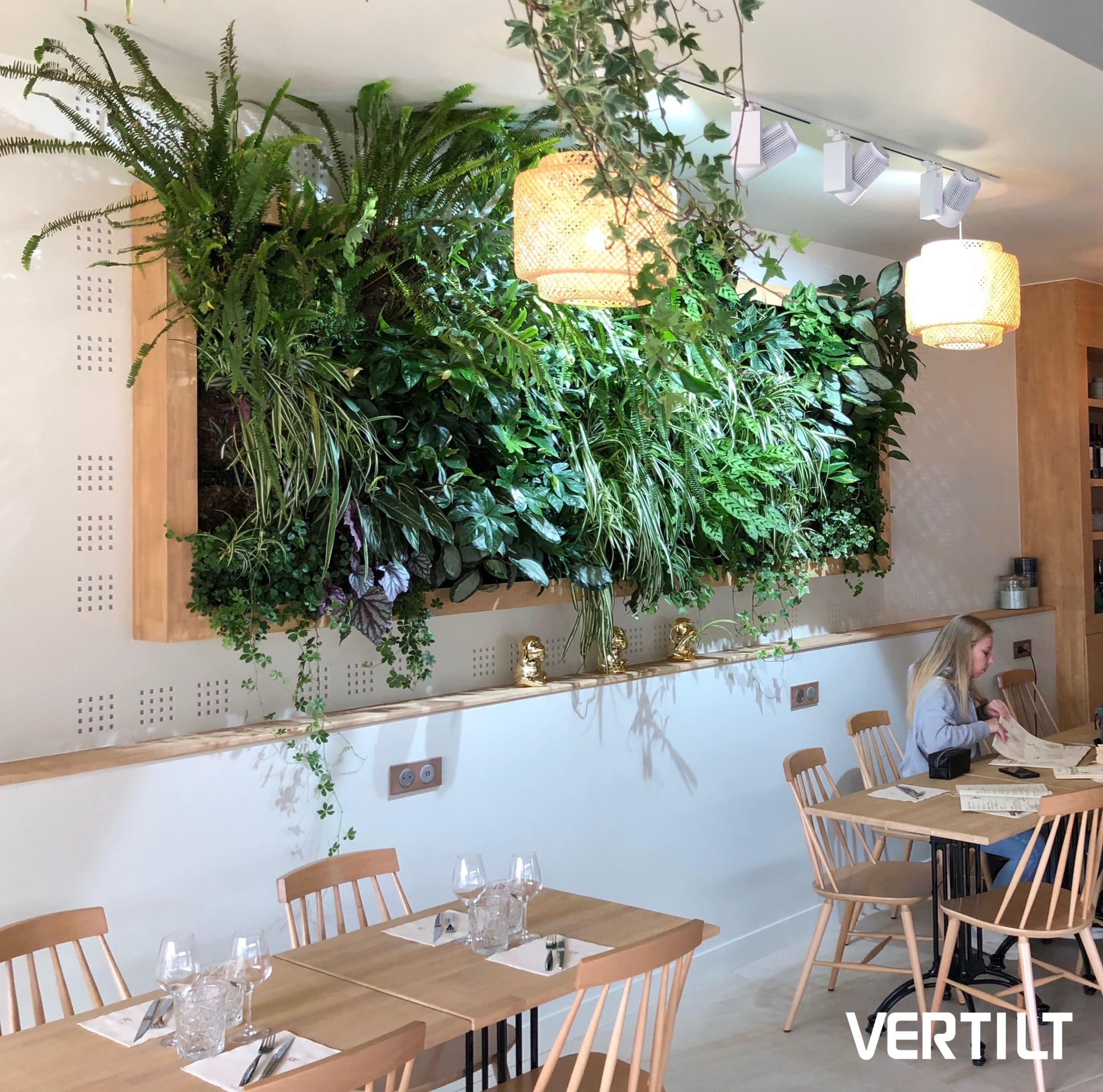 cadre vegetal restaurant